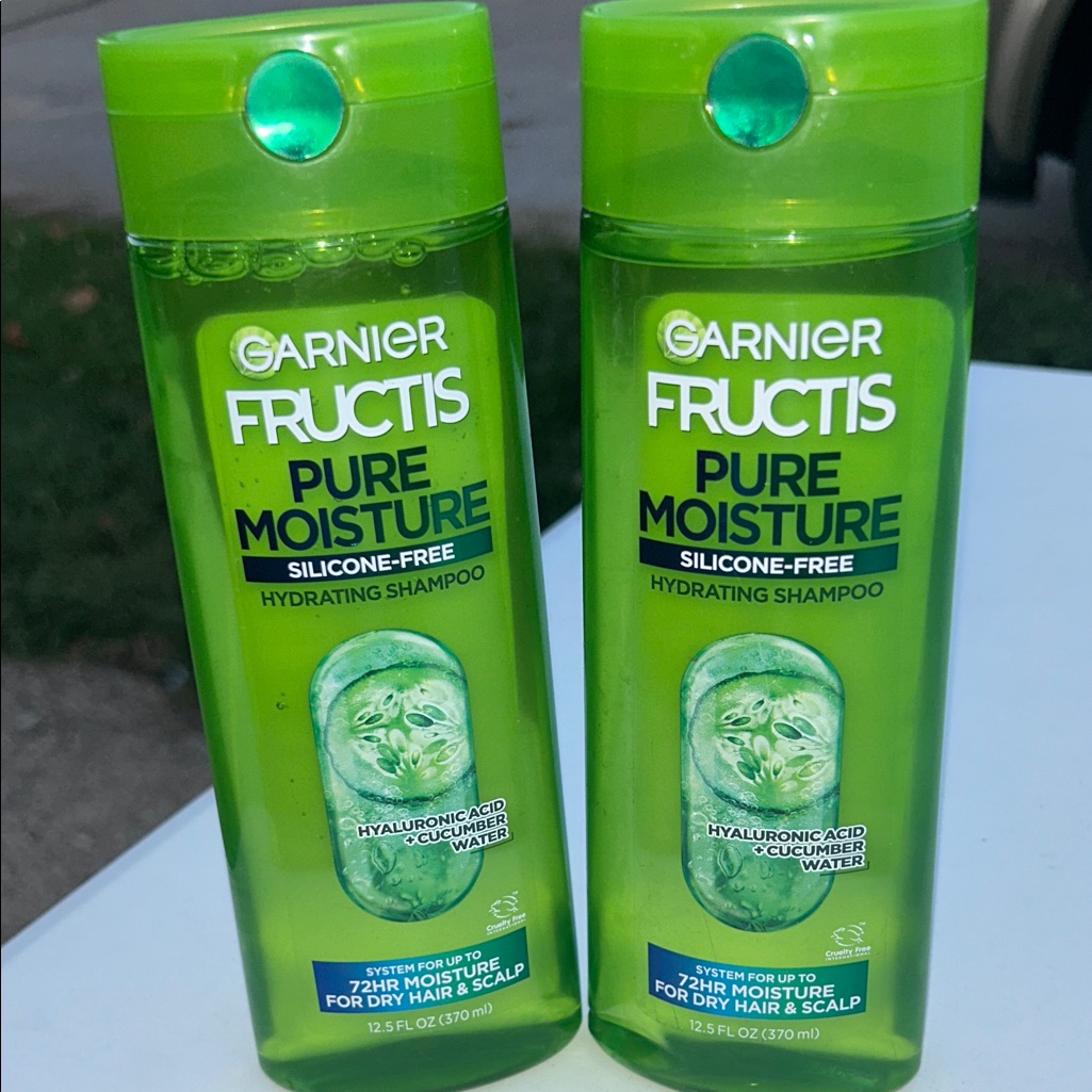 Garnier Fructis Pure Moisture Hydrating Shampoo  Green Bundle Of 2